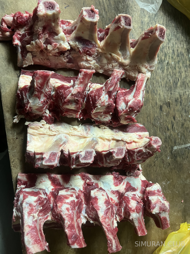 бульонный набор, говядина,  кость пиленная кубиками, 1 кг